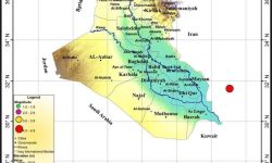 العراق يعلن تسجيل 6 هزات أرضية بقوة بين 1.7 - 4.4 درجة منذ مطلع آذار الجاري.